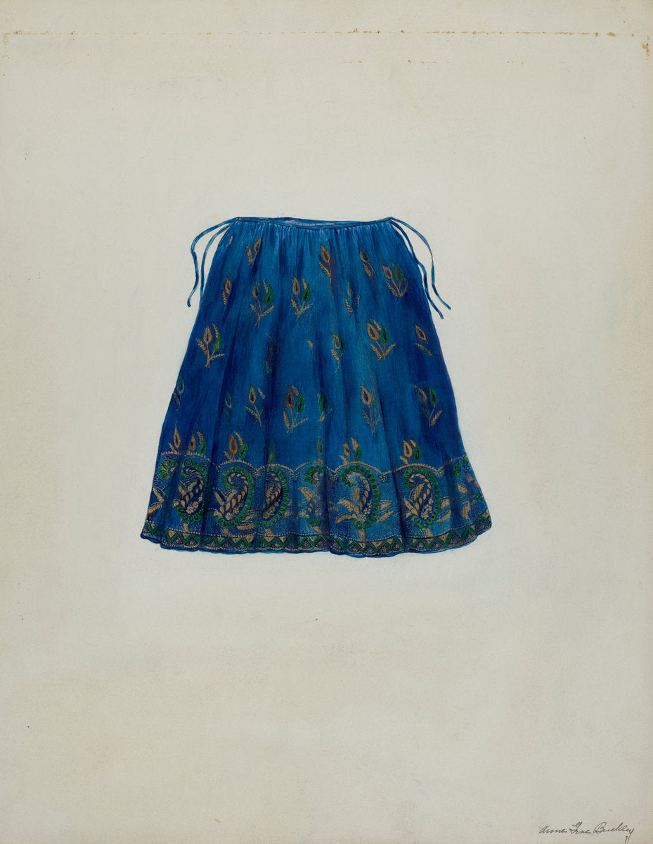 Skirt by Ann Gene Buckley (American, active c. 1935), 16X12"(A3)Poster Print