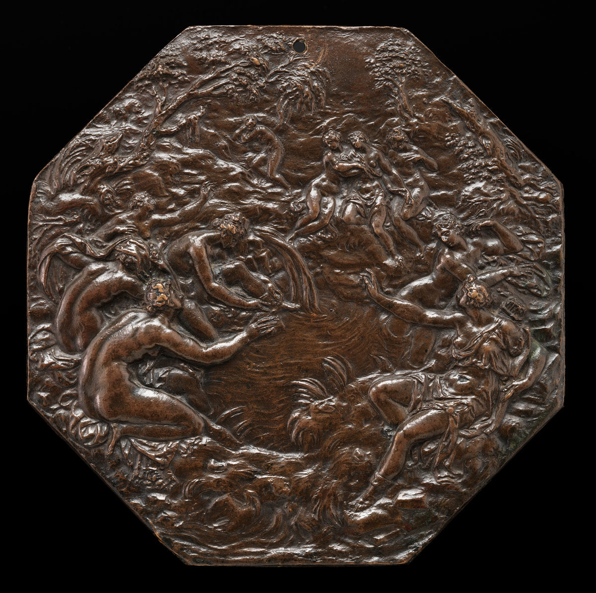 Diana and Callisto by Guglielmo della Porta (Lombard, 1500/1510 - 1577), 16X12"(A3)Poster Print