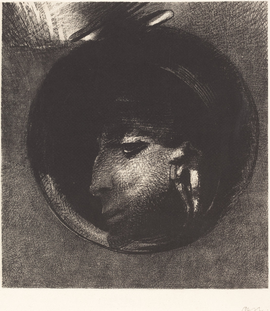 Cellule Auriculaire by Odilon Redon (French, 1840 - 1916), 16X12"(A3)Poster Print