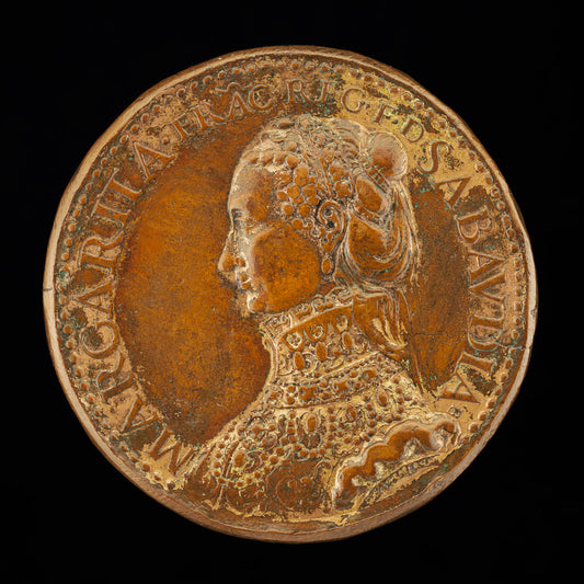 Marguerite de France, died 1574, Wife of Emanuele Filiberto 1559 [reverse] by Il Grechetto (Italian, active 1538/1564), 16X12"(A3)Poster Print