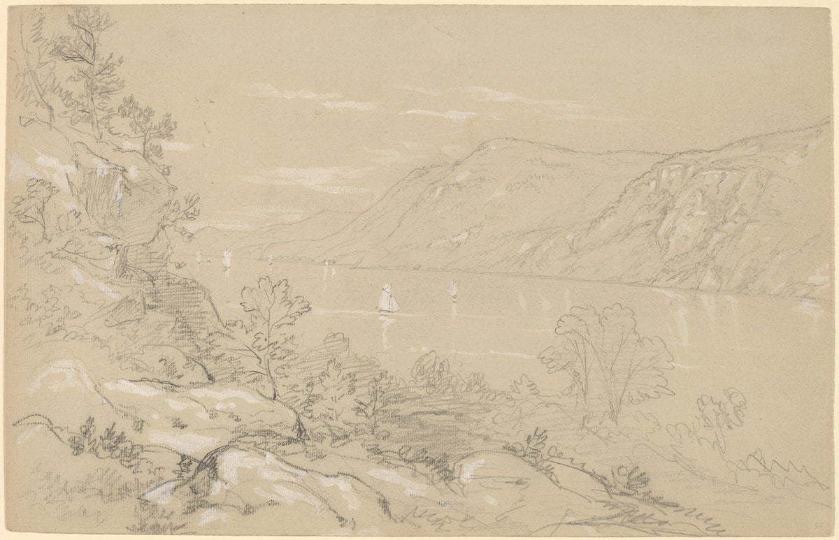 North from Storm King by John William Casilear (American, 1811 - 1893), 16X12"(A3)Poster Print
