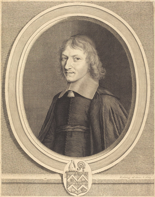Dominique de Ligny by Robert Nanteuil (French, 1623 - 1678), 16X12"(A3)Poster Print