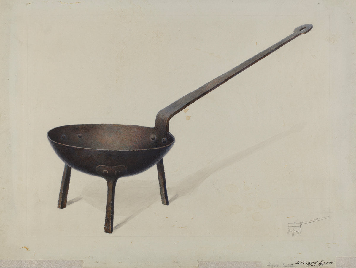 Sauce Pan by Edward L. Loper (American, born 1916), 16X12"(A3)Poster Print
