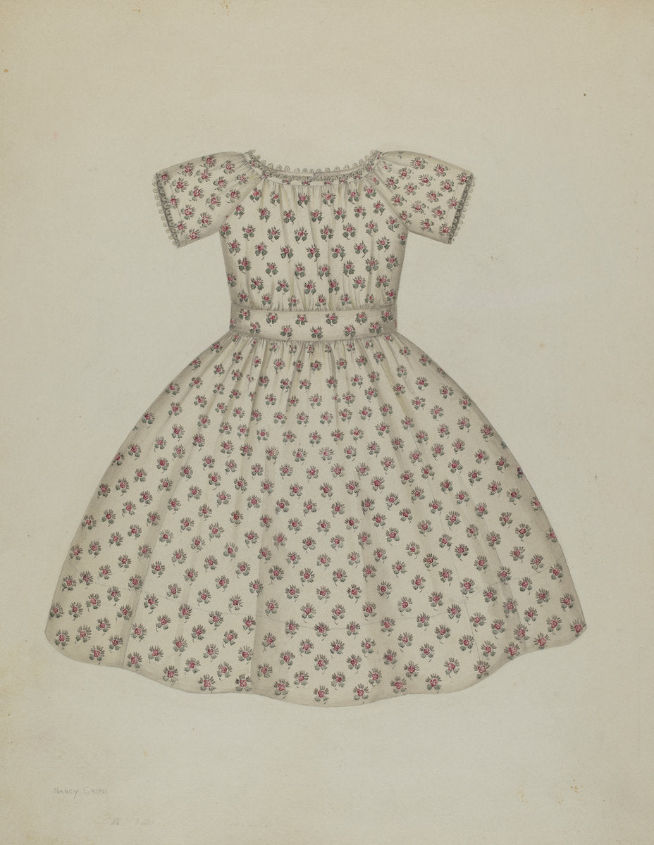 Boy's Dress by Nancy Crimi (American, active c. 1935), 16X12"(A3)Poster Print
