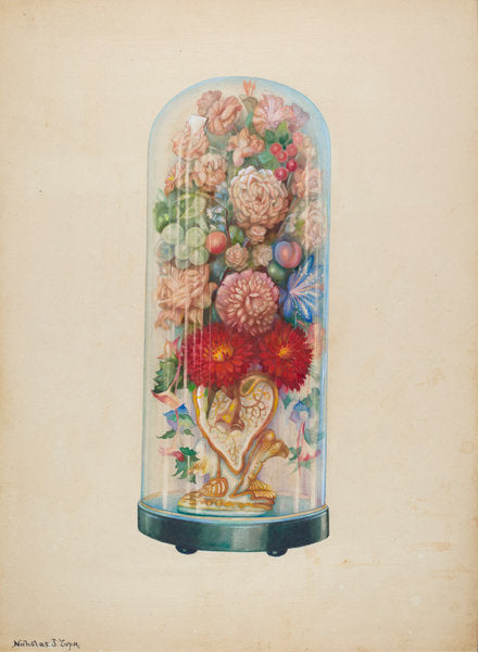 Bell Jar by Nicholas Zupa (American, active c. 1935), 16X12"(A3)Poster Print