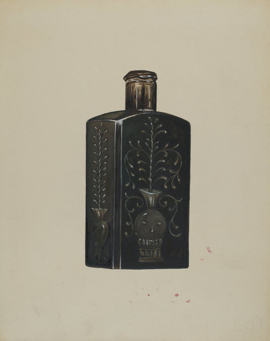 Bottle by Anna Aloisi (American, born c. 1890, died early 1950s), 16X12"(A3)Poster Print
