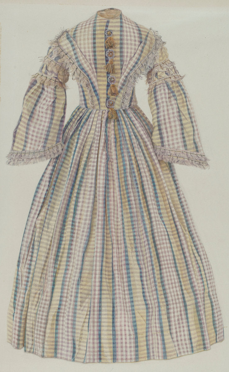 Dress by Frank M Keane (American, active c. 1935), 16X12"(A3)Poster Print