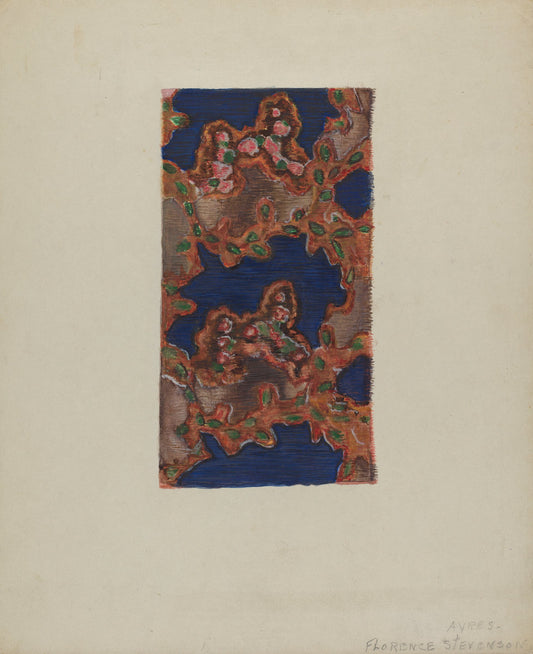 Glazed Chintz by Florence Stevenson (American, active c. 1935), 16X12"(A3)Poster Print