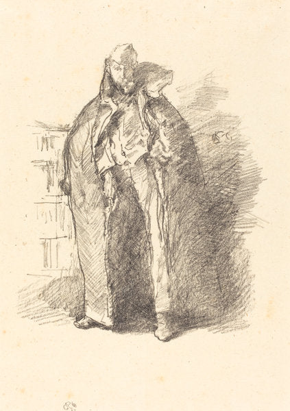 The Russian Schube by James McNeill Whistler (American, 1834 - 1903), 16X12"(A3)Poster Print