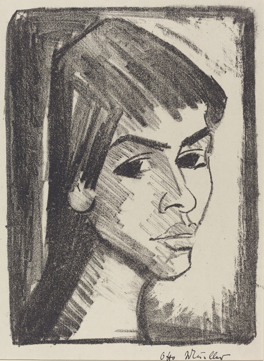 Irene Altman by Otto Müller (German, 1874 - 1930), 16X12"(A3)Poster Print