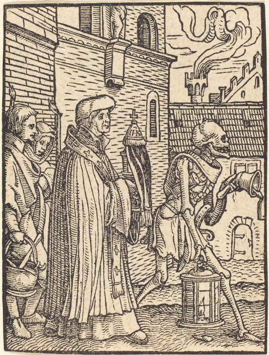 Parish Priest by Hans Holbein the Younger (German, 1497/1498 - 1543), 16X12"(A3)Poster Print