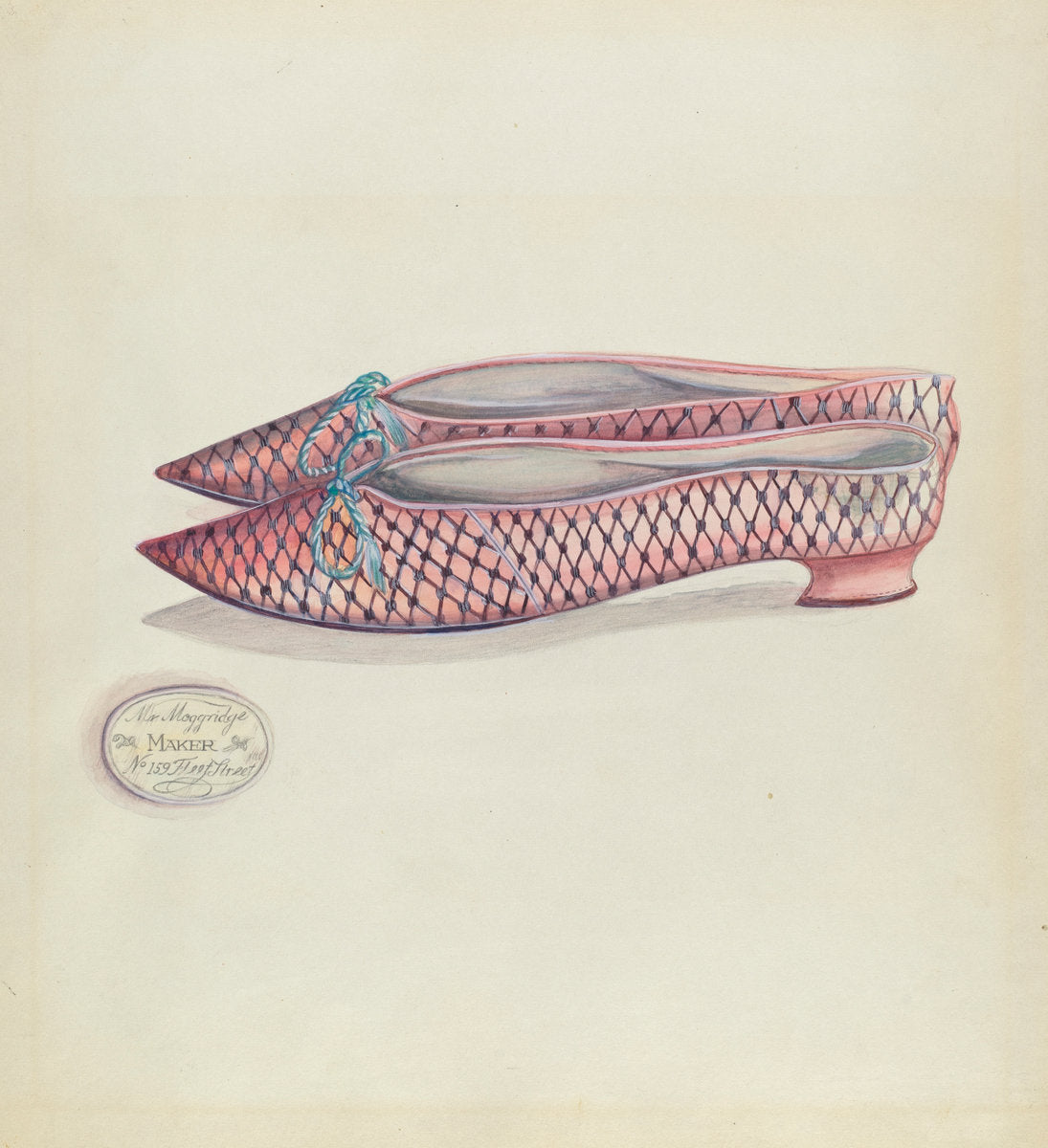 Woman's Slipper by Ella Josephine Sterling (American, active c. 1935), 16X12"(A3)Poster Print