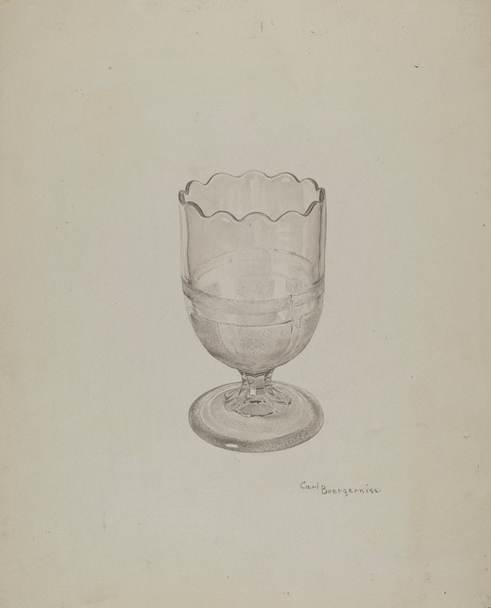 Spoon Holder by Carl Buergerniss (American, 1877 - 1956), 16X12"(A3)Poster Print