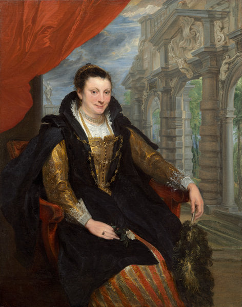 Isabella Brant by Sir Anthony van Dyck (Flemish, 1599 - 1641), 16X12"(A3)Poster Print