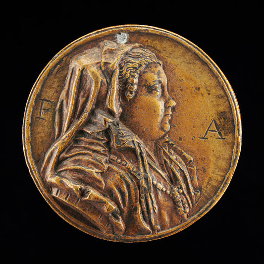 Elisabetta Scotti, Wife of Giovanni Alvise Gonfalanieri [obverse] by Pier Paolo Galeotti (Florentine, c. 1520 - 1584), 16X12"(A3)Poster Print