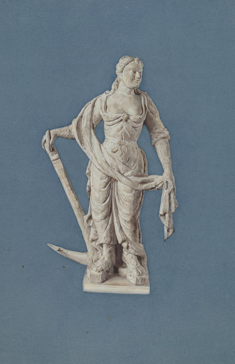 Statuette "Hope" by Jane Iverson (American, active c. 1935), 16X12"(A3)Poster Print