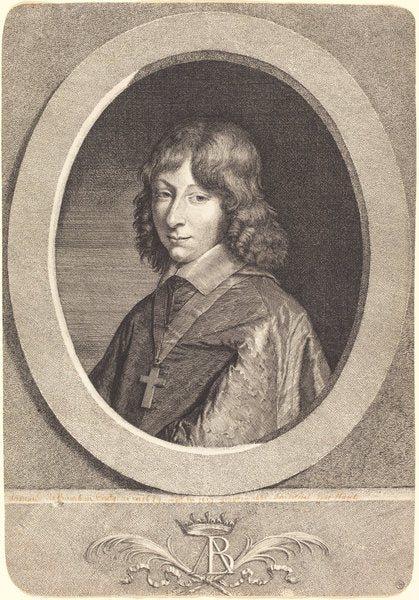 Armand de Bourbon-Conti by Jean Morin after Justus van Verus (French, c. 1600 - 1650), 16X12"(A3)Poster Print