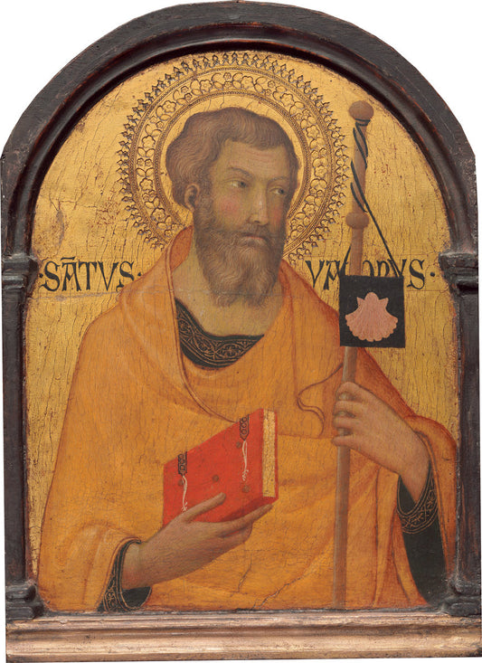 Saint James Major by Simone Martini (Sienese, active from 1315; died 1344), 16X12"(A3)Poster Print