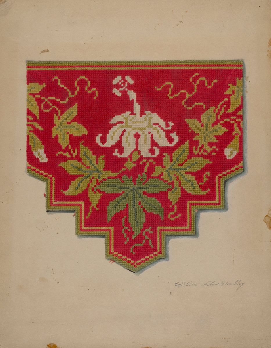 Shelf Lambrequin by Arthur G. Merkley (American, active c. 1935), 16X12"(A3)Poster Print