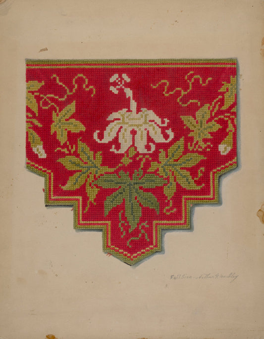 Shelf Lambrequin by Arthur G. Merkley (American, active c. 1935), 16X12"(A3)Poster Print