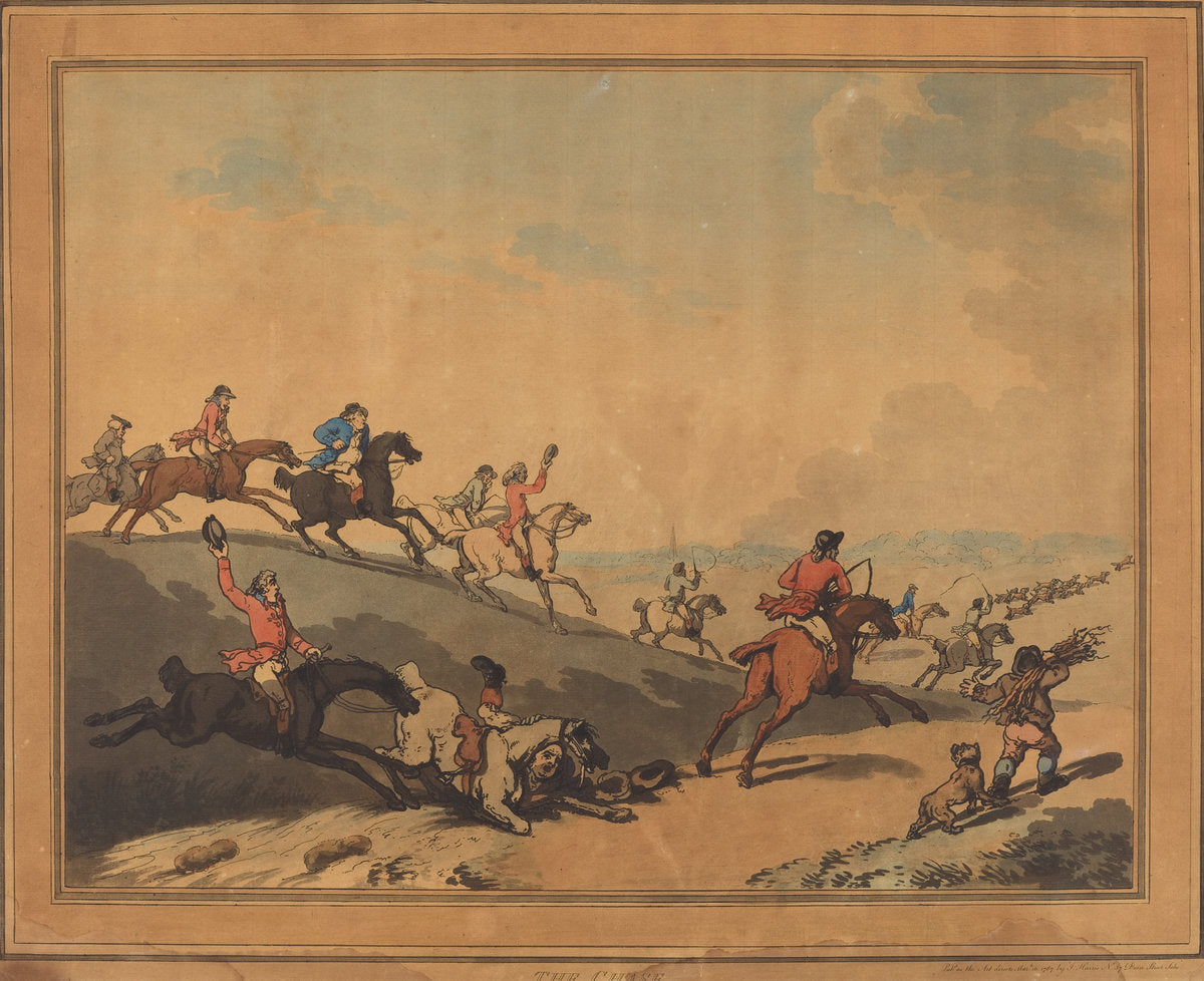 The Chase by Thomas Rowlandson (British, 1756 - 1827), 16X12"(A3)Poster Print