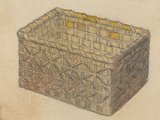 Basket by Charles Charon (American, active c. 1935), 16X12"(A3)Poster Print