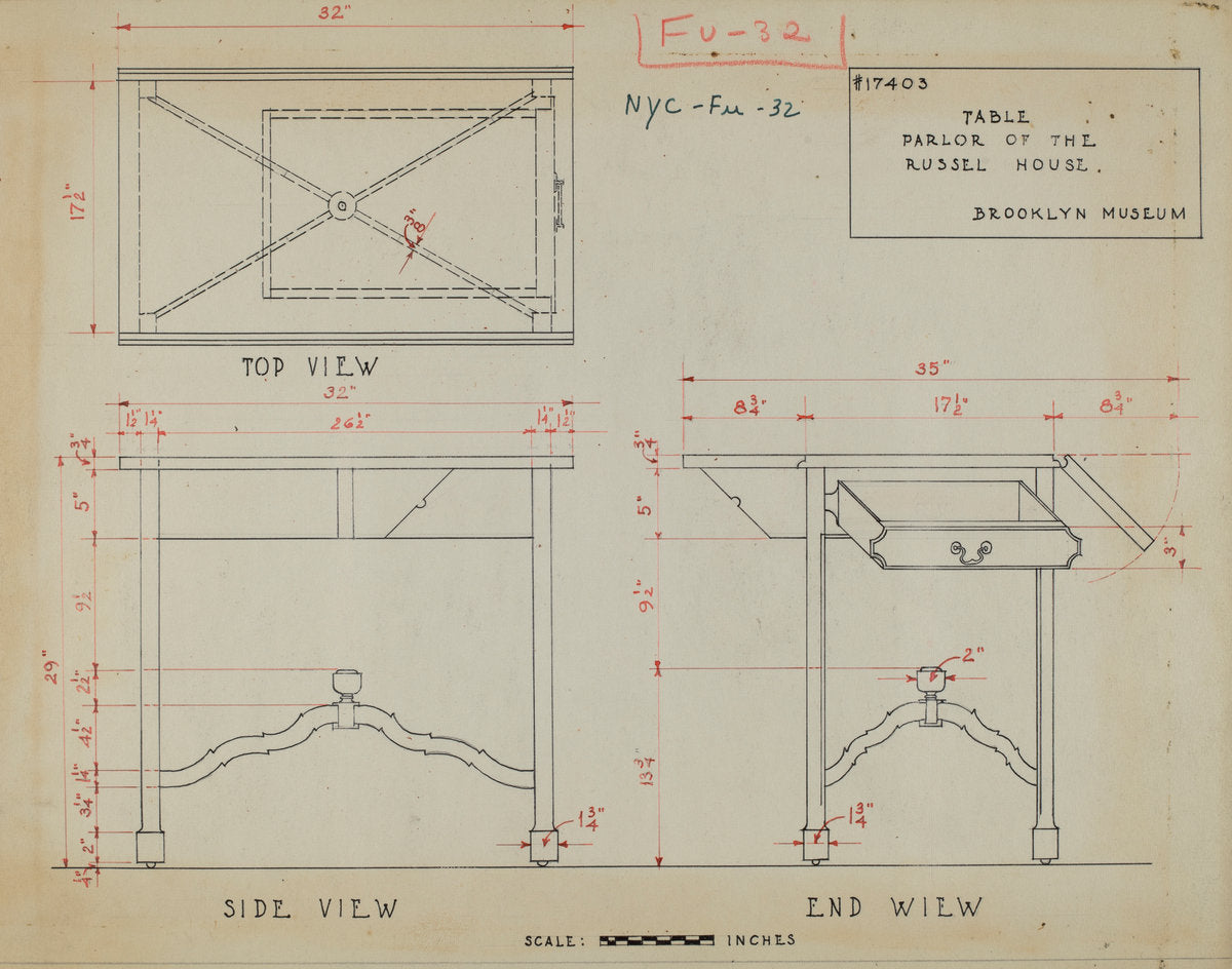 1935/1942 by American 20th Century (Table), 16X12"(A3)Poster Print