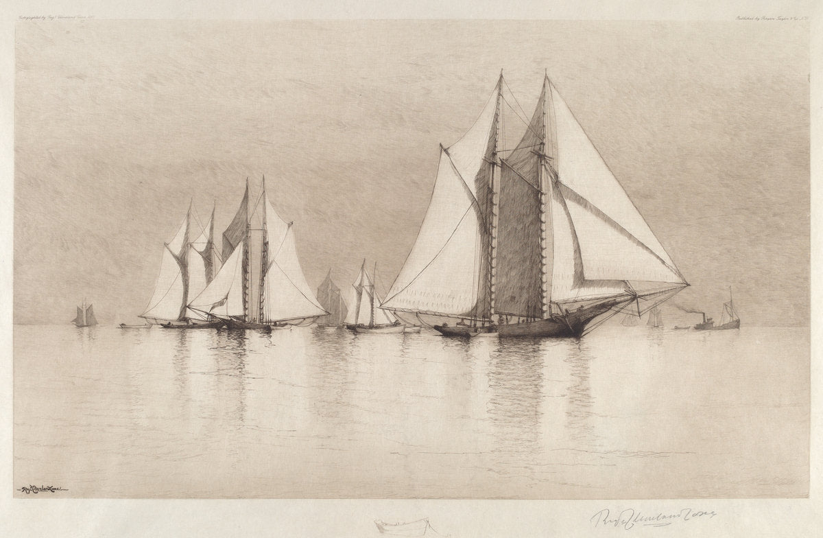 Drifting by Reginald Cleveland Coxe (American, 1855 - 1926), 16X12"(A3)Poster Print