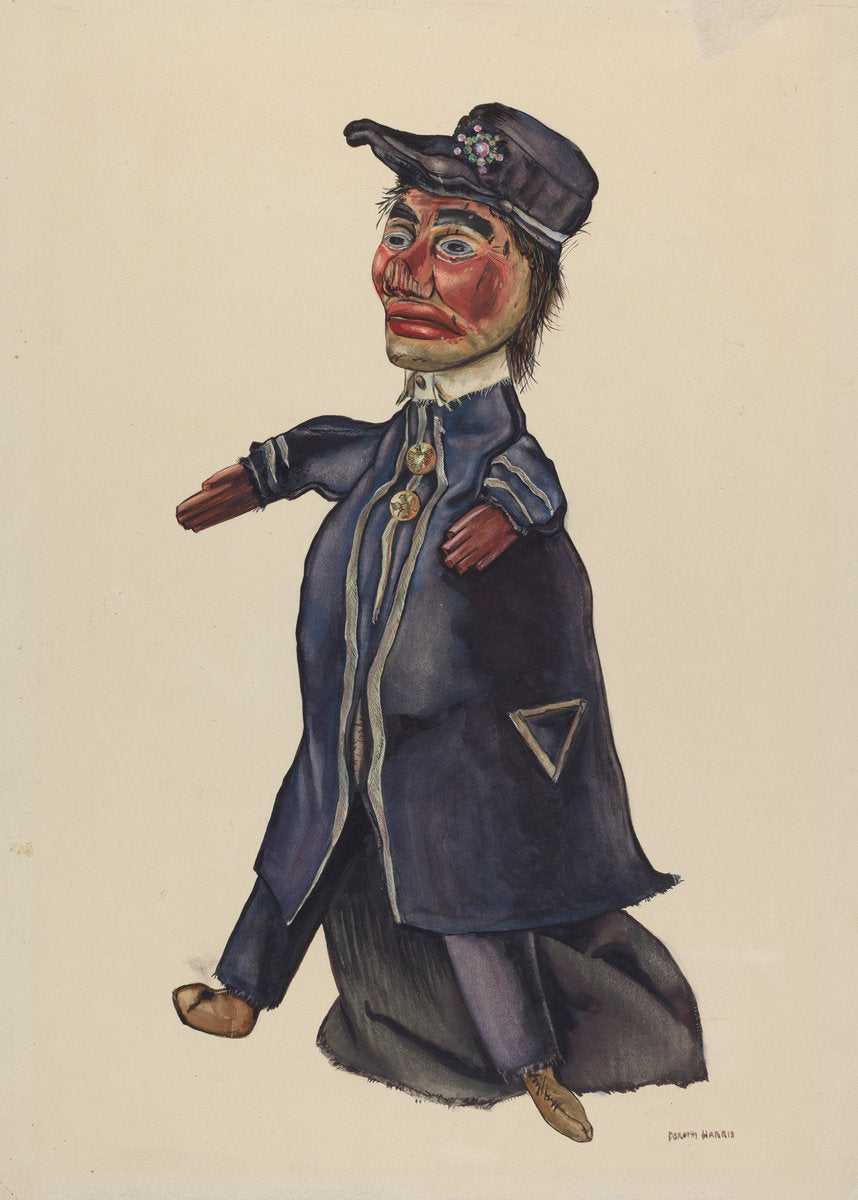Jerry the Policeman by Dorothy Harris (American, active c. 1935), 16X12"(A3)Poster Print