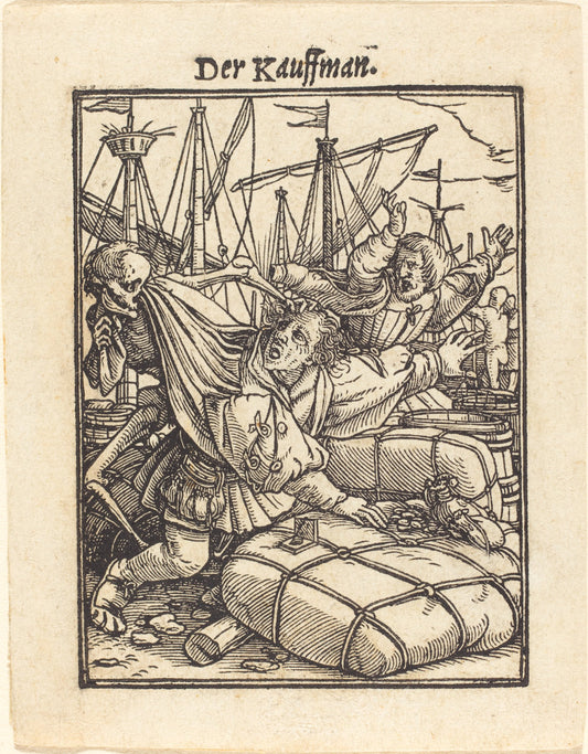Merchant by Hans Holbein the Younger (German, 1497/1498 - 1543), 16X12"(A3)Poster Print