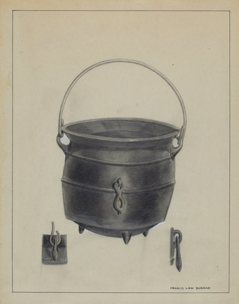 Soup Pot by Francis Law Durand (American, active c. 1935), 16X12"(A3)Poster Print
