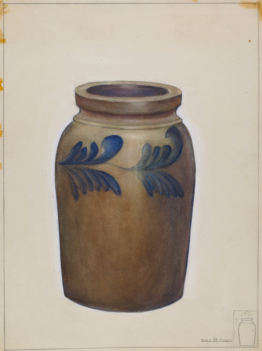 Crock by Samuel Sulkowitz (American, active c. 1935), 16X12"(A3)Poster Print