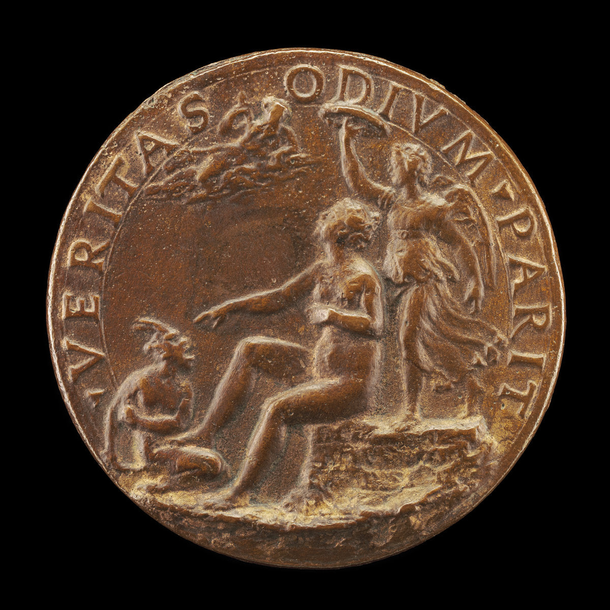 Truth Crowned by Victory [reverse] by Attributed to Leone Leoni (Milanese, c. 1509 - 1590), 16X12"(A3)Poster Print