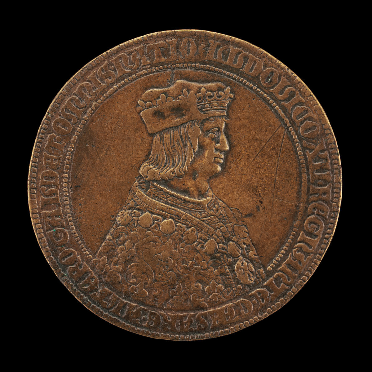 1498/1514 by French 15th or 16th Century (Louis XII, 1462-1515, King of France 1498 [obverse]), 16X12"(A3)Poster Print