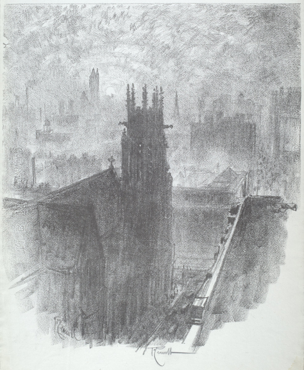 Christ Church, St. Louis by Joseph Pennell (American, 1857 - 1926), 16X12"(A3)Poster Print