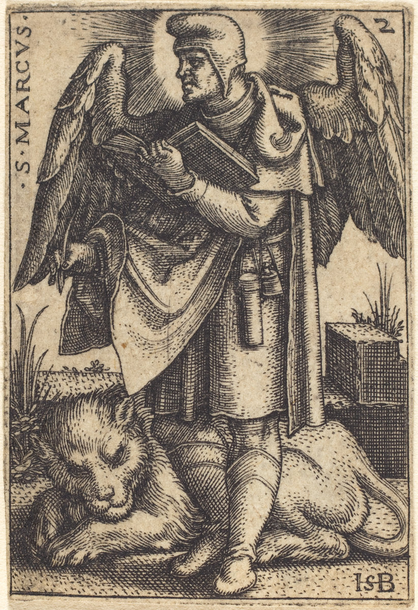 Mark by Sebald Beham (German, 1500 - 1550), 16X12"(A3)Poster Print