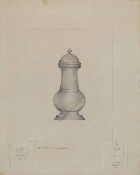 Salt Shaker by Henry Meyers (American, active c. 1935), 16X12"(A3)Poster Print