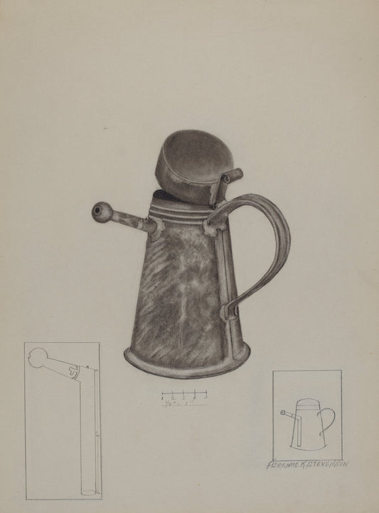 Nursing Bottle by Florence Stevenson (American, active c. 1935), 16X12"(A3)Poster Print