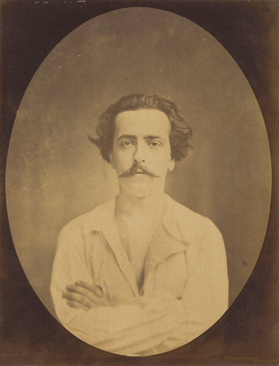 Face in repose by Guillaume-Benjamin-Amant Duchenne (de Boulogne) (French, 1806 - 1875), 16X12"(A3)Poster Print