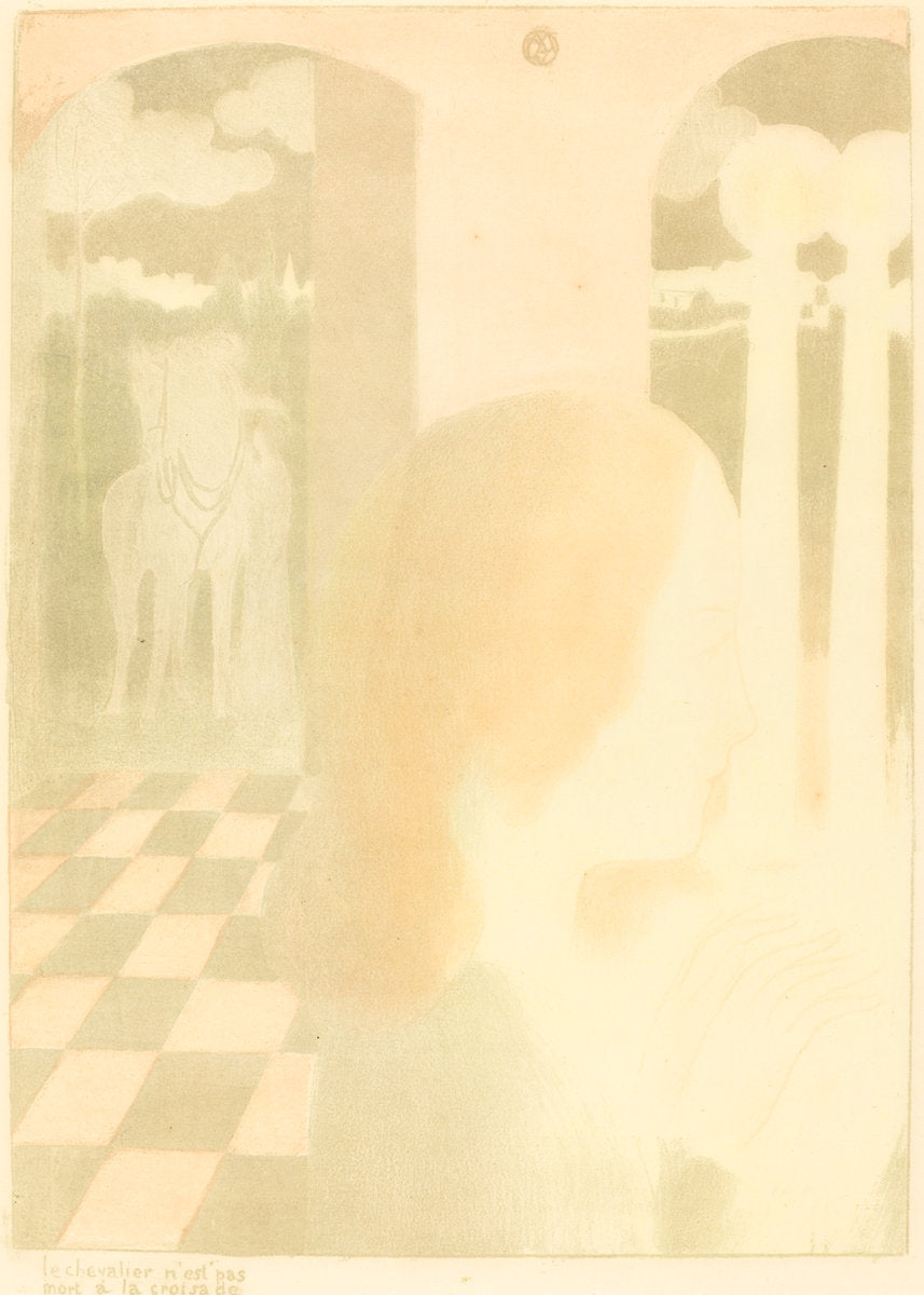 Le chevalier n'est pas mort à la croisade by Maurice Denis (French, 1867 - 1939), 16X12"(A3)Poster Print