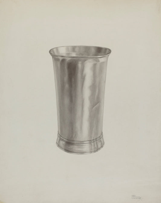 Silver Beaker by Palmyra Pimentel (American, active c. 1935), 16X12"(A3)Poster Print