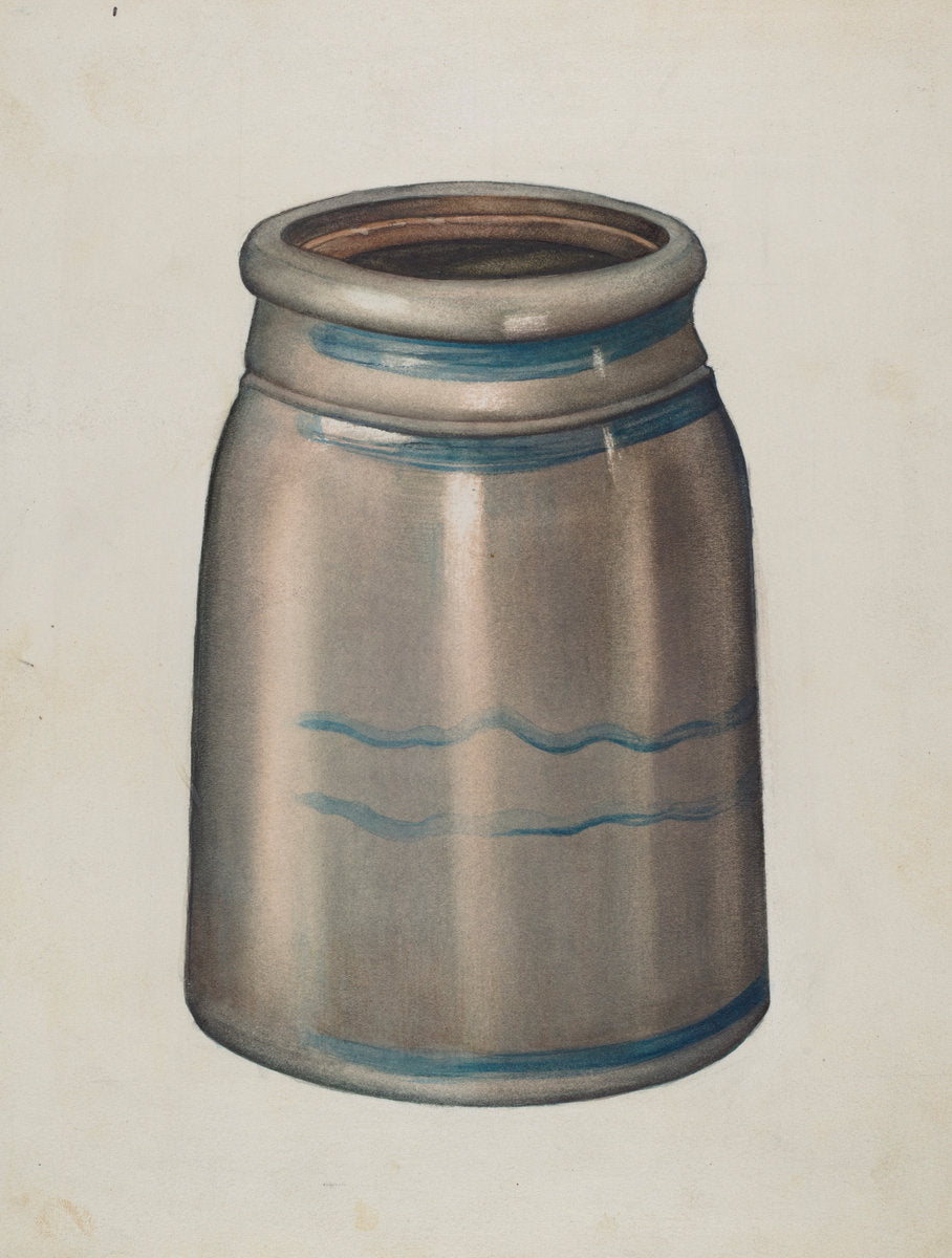 1935/1942 by American 20th Century (Earthenware Jar), 16X12"(A3)Poster Print