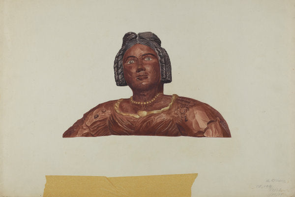 Stern Piece: Pocahontas by Albert Ryder (American, active c. 1935), 16X12"(A3)Poster Print