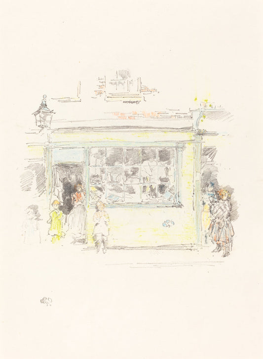 Drury Lane Rags by James McNeill Whistler (American, 1834 - 1903), 16X12"(A3)Poster Print