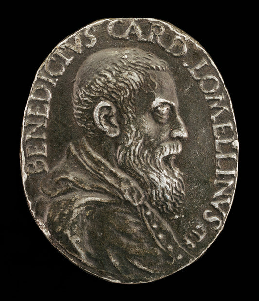 Benedetto Lomellini of Genoa, 1517-1579, Cardinal 1565 [obverse] by Medalist T.R. (Italian, active second half 16th century), 16X12"(A3)Poster Print