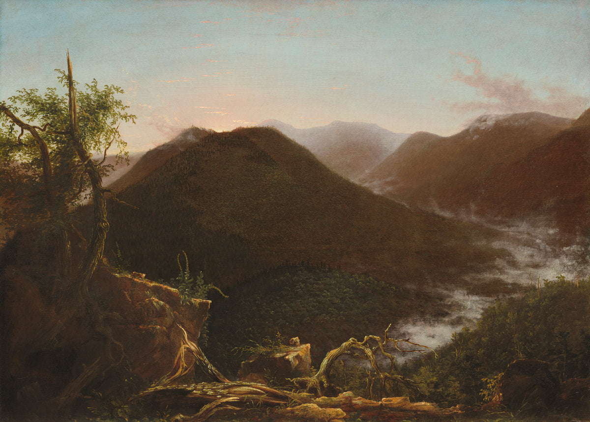 Sunrise in the Catskills by Thomas Cole (American, 1801 - 1848), 16X12"(A3)Poster Print