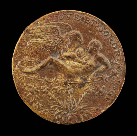 Jupiter as an Eagle Bringing the Infant Hercules to Juno [reverse] by Matteo Pagano, called Matteo della Fede (Venetian, active 1543/1562), 16X12"(A3)Poster Print