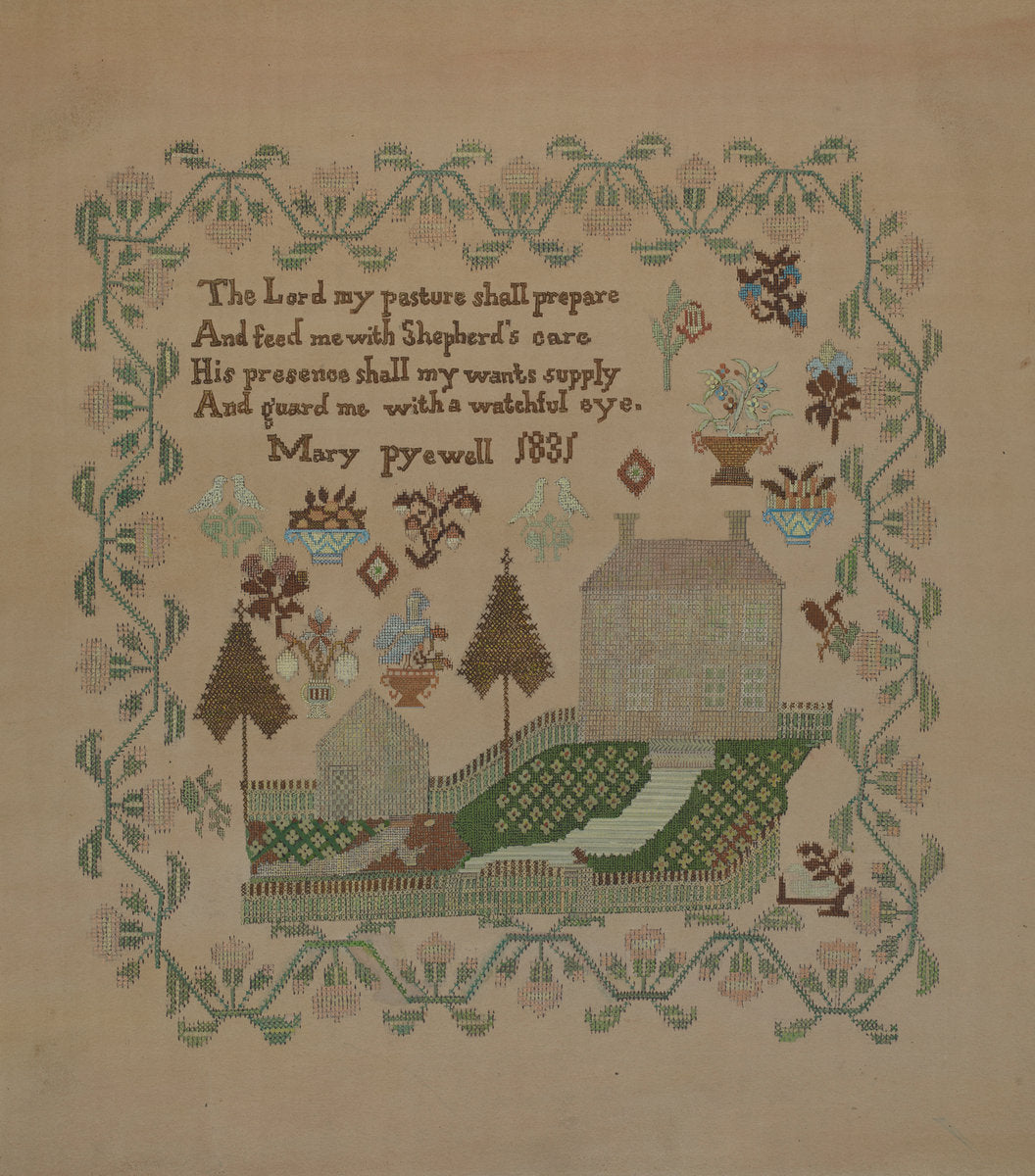 Sampler by Albert Levone (American, active c. 1935), 16X12"(A3)Poster Print