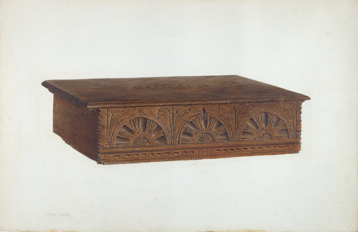 Desk Box by Henry Granet (American, active c. 1935), 16X12"(A3)Poster Print
