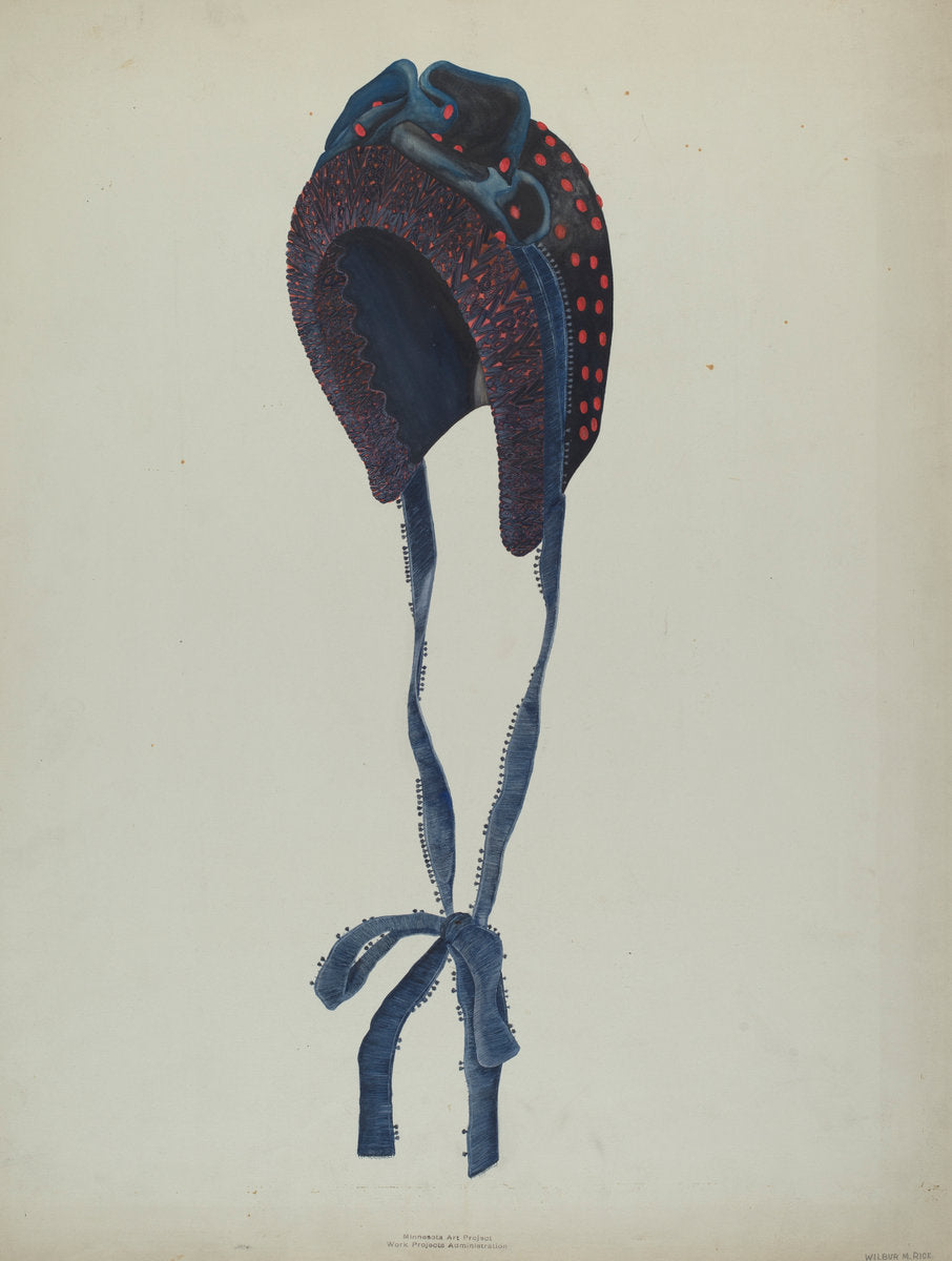Horseshoe Bonnet by Wilbur M Rice (American, active c. 1935), 16X12"(A3)Poster Print